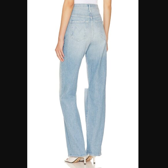 MOTHER High Waisted Tunnel Vision Sneak Jeans (Sippin' Sweet Tea) Size 32 NWT - Picture 3 of 9